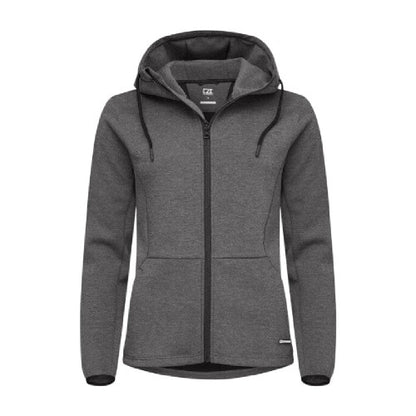 Front - Cutter & Buck Womens/Ladies Pemberton Lightweight Full Zip Hoodie