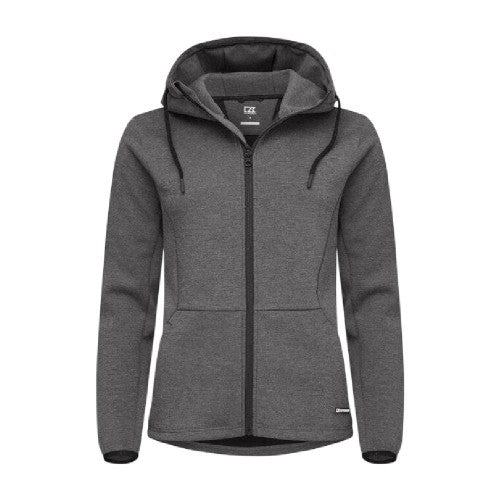 Front - Cutter & Buck Womens/Ladies Pemberton Lightweight Full Zip Hoodie