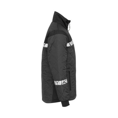 Grey-Black - Pack Shot - Projob Mens Progression 7404 Jacket