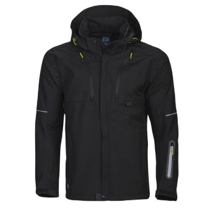 Front - Projob Mens 3406 Functional Hooded Jacket
