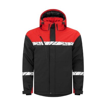 Front - Projob Mens Progression 7413 Padded Jacket