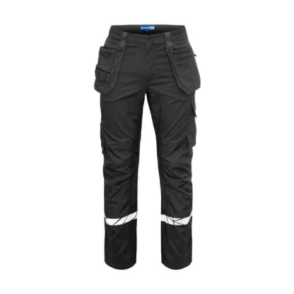 Front - Projob Mens Two Tone Work Trousers