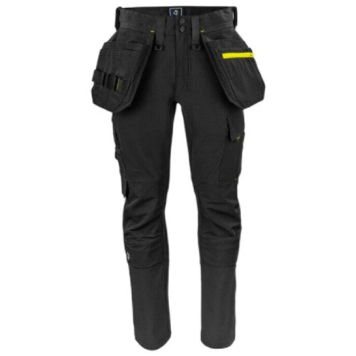 Front - Projob Mens 5551 Stretch Work Trousers