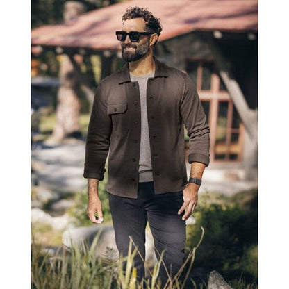 Grey Melange - Front - Cutter & Buck Mens Advantage Leisure Shirt