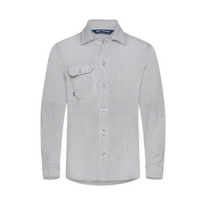 Grey Melange - Back - Cutter & Buck Mens Advantage Leisure Shirt
