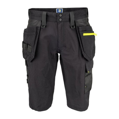 Front - Projob Mens 5562 Stretch Holster Pocket Work Shorts
