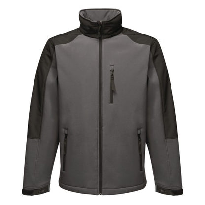 Front - Regatta Mens Hydroforce 3-layer Membrane Waterproof Breathable Softshell Jackets