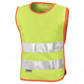 Front - Result Junior Kids Hi-Vis Tabard Jacket / Safetywear