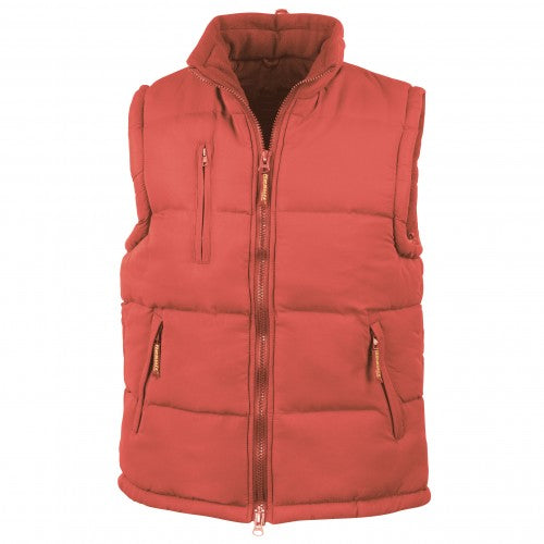 Front - Result Mens Ultra Padded Bodywarmer Water Repellent Windproof Jacket