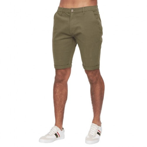 Front - Crosshatch Mens Sinwood Chino Shorts