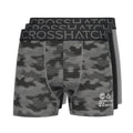 Front - Crosshatch Mens Guillemot Boxer Shorts (Pack Of 3)