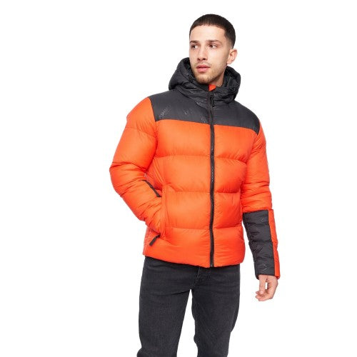Front - Crosshatch Mens Chemerley Hooded Jacket