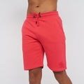 Coral - Front - Born Rich Mens Barreca Sweat Shorts