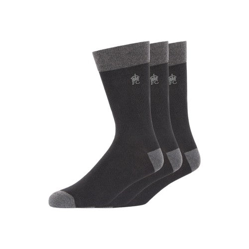 Front - French Connection Unisex Adult Socks (Pack of 3)