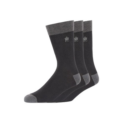 Front - French Connection Unisex Adult Socks (Pack of 3)