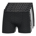 Front - Crosshatch Mens Buzzard Boxer Shorts (Pack of 5)