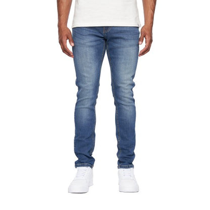 Front - Duck and Cover Mens Overburg Tapered Jeans