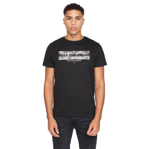 Front - Duck and Cover Mens Camoville T-Shirt