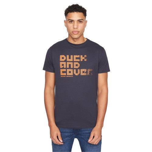 Front - Duck and Cover Mens Tranfax T-Shirt