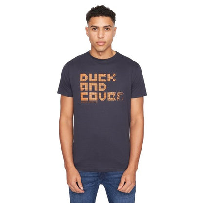 Front - Duck and Cover Mens Tranfax T-Shirt