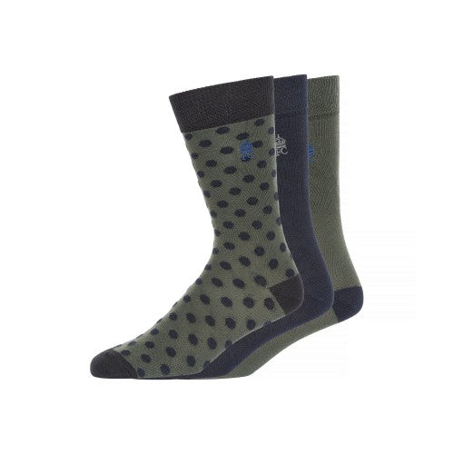 Front - French Connection Mens Socks (Pack of 3)