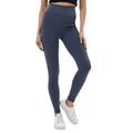 Grey - Front - Lookus Womens-Ladies Zelal Ribbed Leggings