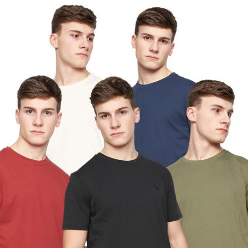 Front - Bewley & Ritch Mens Bonucci T-Shirt (Pack of 5)