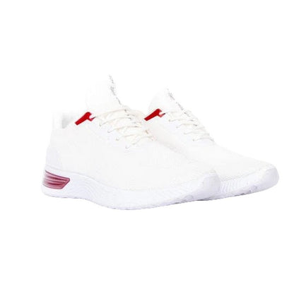 White - Front - Crosshatch Mens Nyles Trainers