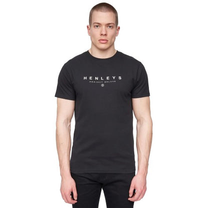 Front - Henleys Mens Ninesix Logo T-Shirt