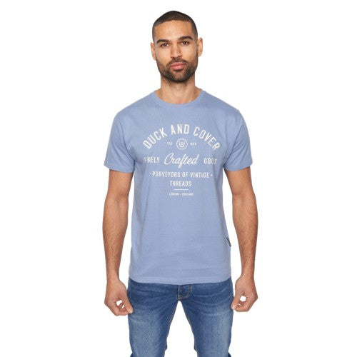 Front - Duck and Cover Mens Kacper T-Shirt