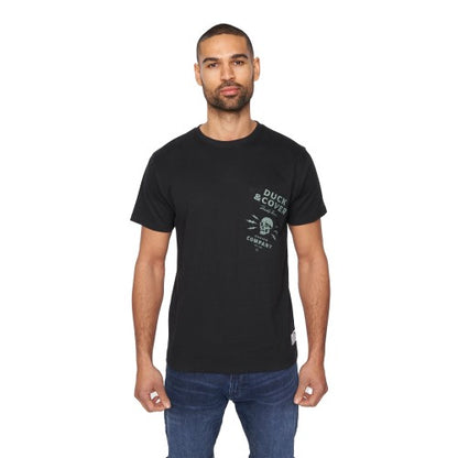 Front - Duck and Cover Mens Berger T-Shirt