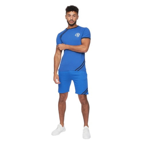 Front - Crosshatch Mens Hamlax T-Shirt & Shorts Set