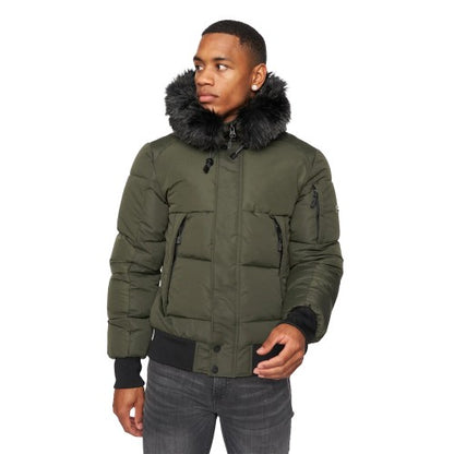Front - Kings Will Dream Mens Zander Puffer Bomber Jacket