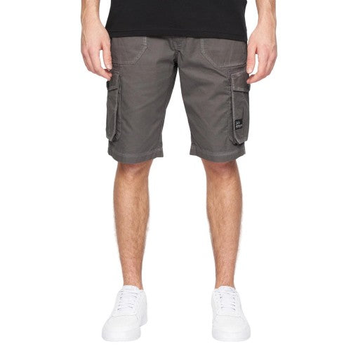 Front - Crosshatch Mens Kyron Cargo Shorts
