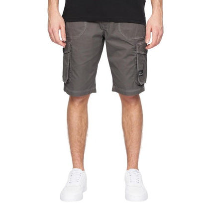 Front - Crosshatch Mens Kyron Cargo Shorts