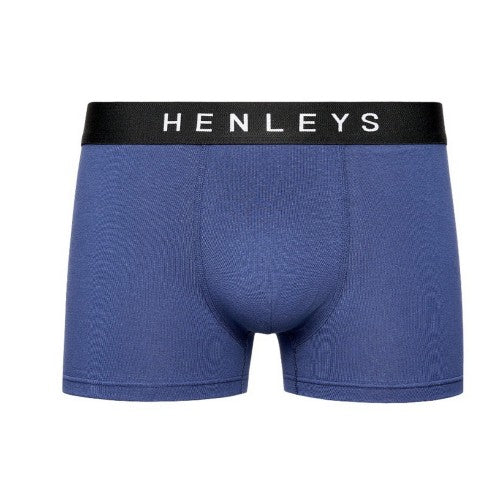 Front - Henleys Mens Inky Boxer Shorts (Pack of 3)