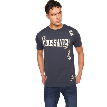 Front - Crosshatch Mens Doddington T-Shirt