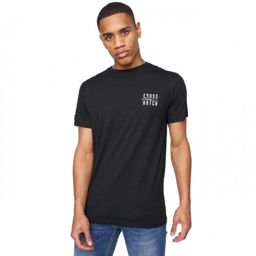 Front - Crosshatch Mens Tugford T-Shirt