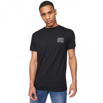 Front - Crosshatch Mens Tugford T-Shirt