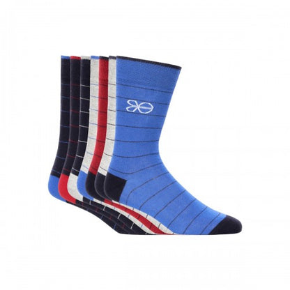 Front - Crosshatch Mens Metrix Socks (Pack of 7)