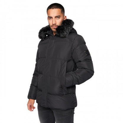 Front - Glorious Gangsta Mens Omarez 2.0 Short Puffer Jacket