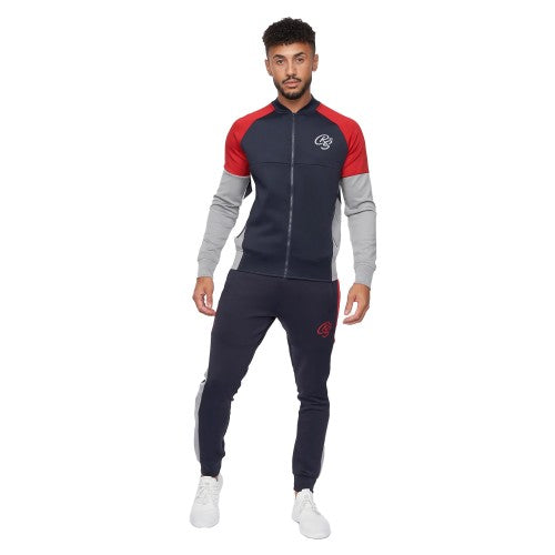 Front - Crosshatch Mens Brayden Tracksuit