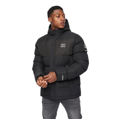 Front - Crosshatch Mens Tenthley Embossed Padded Jacket