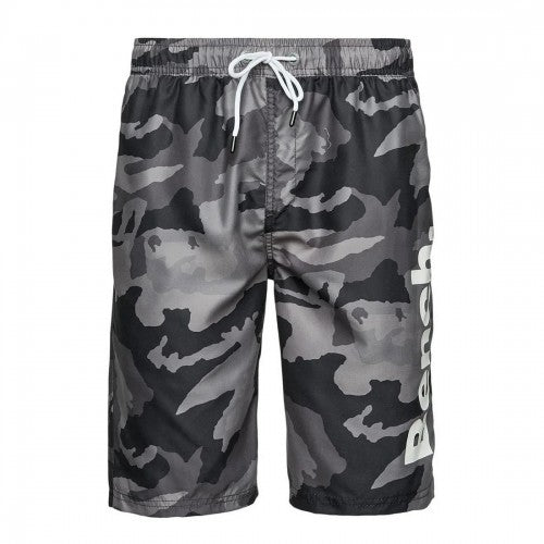 Front - Bench Mens Bermuda Camo Swim Shorts