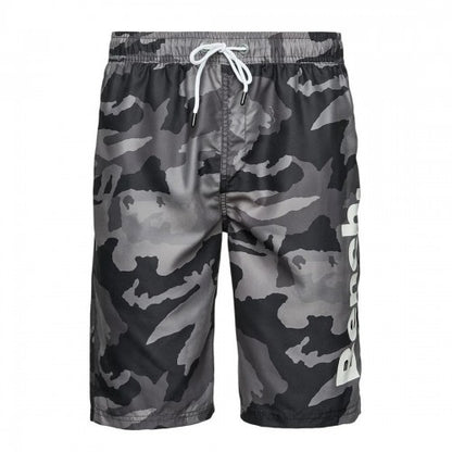 Front - Bench Mens Bermuda Camo Swim Shorts