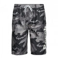 Front - Bench Mens Bermuda Camo Swim Shorts