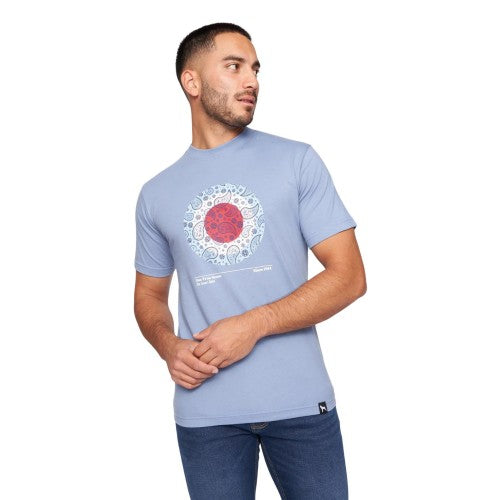 Front - One True Saxon Mens Paisley T-Shirt