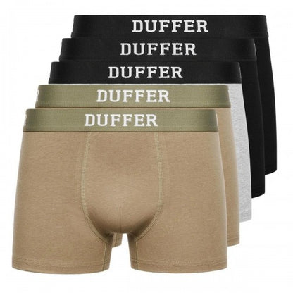 Front - Duffer Mens State Boxer Shorts (Pack of 5)