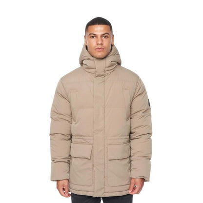 Front - Duck and Cover Mens Fletchley Puffer Jacket