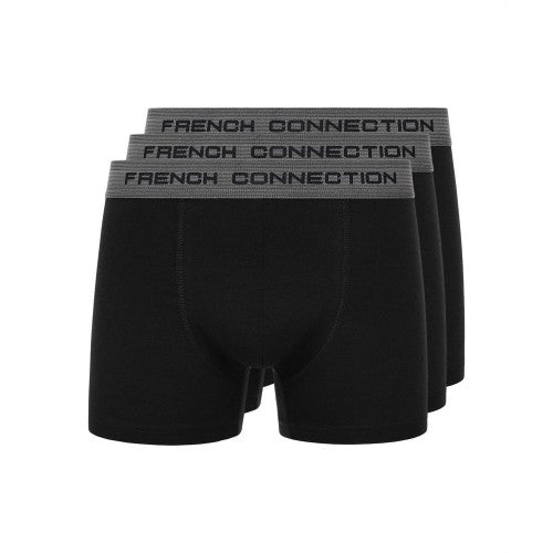 Front - French Connection Mens FC31 Boxer Shorts (Pack of 3)